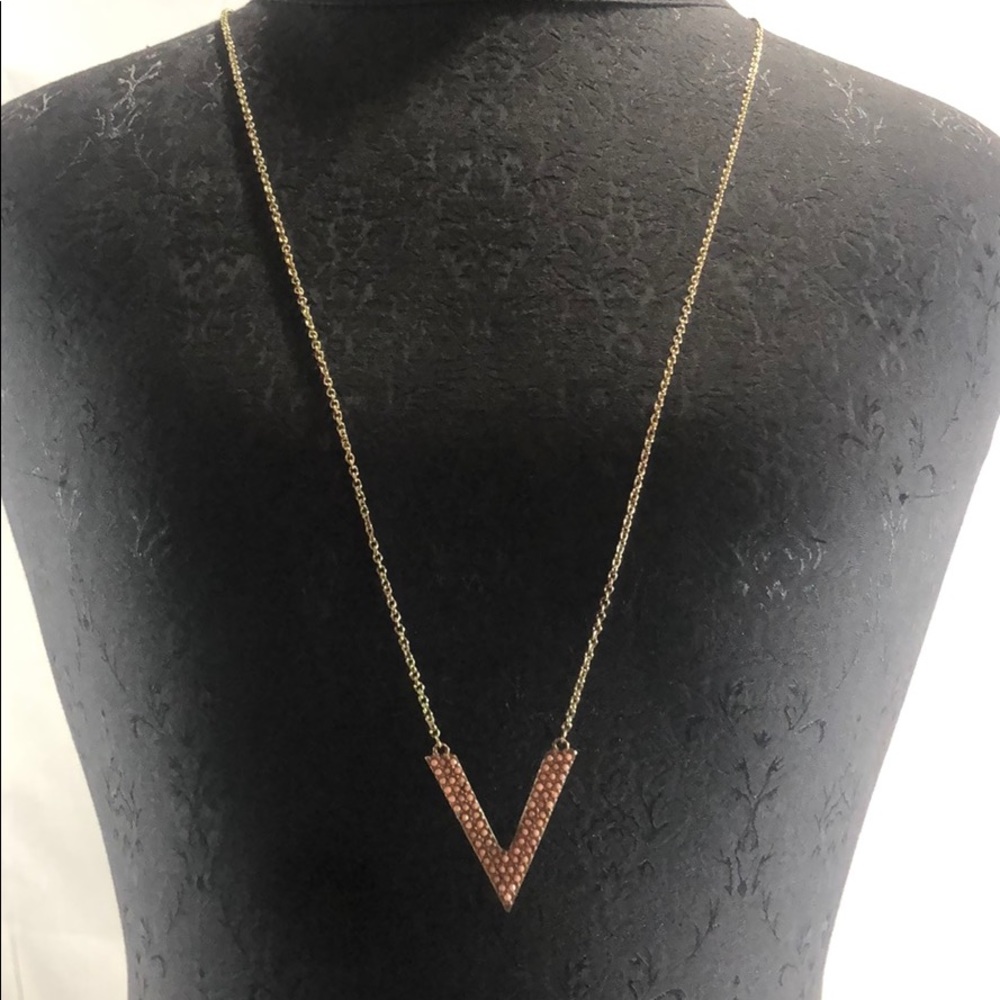 Pacsun long pink necklace